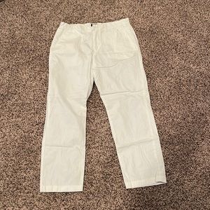 J. Crew White Chino Pants 34x30
